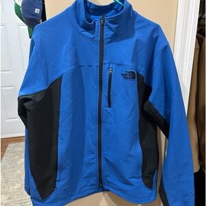 Blue north face jacket